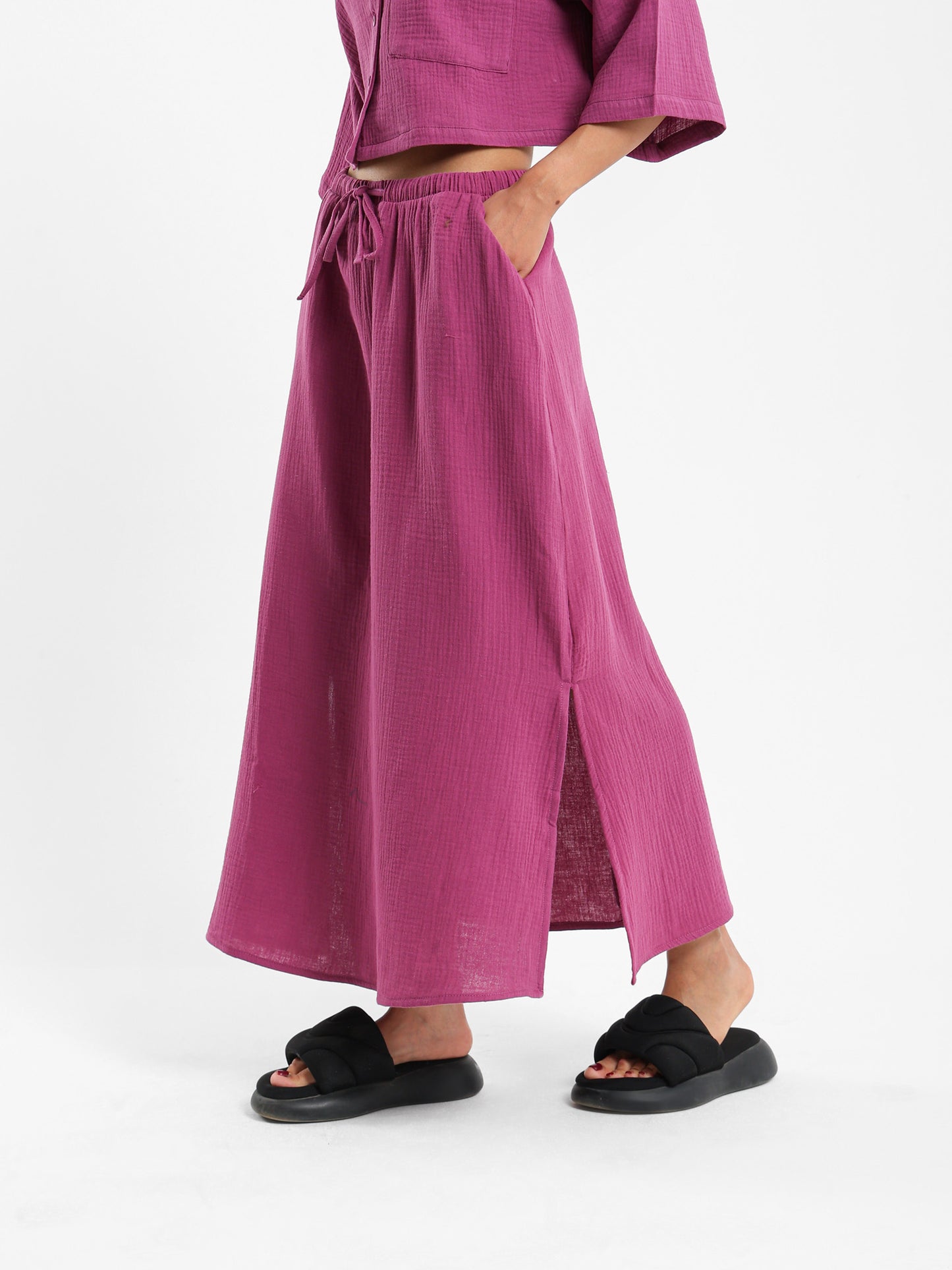 Long Skirt with Side Slit