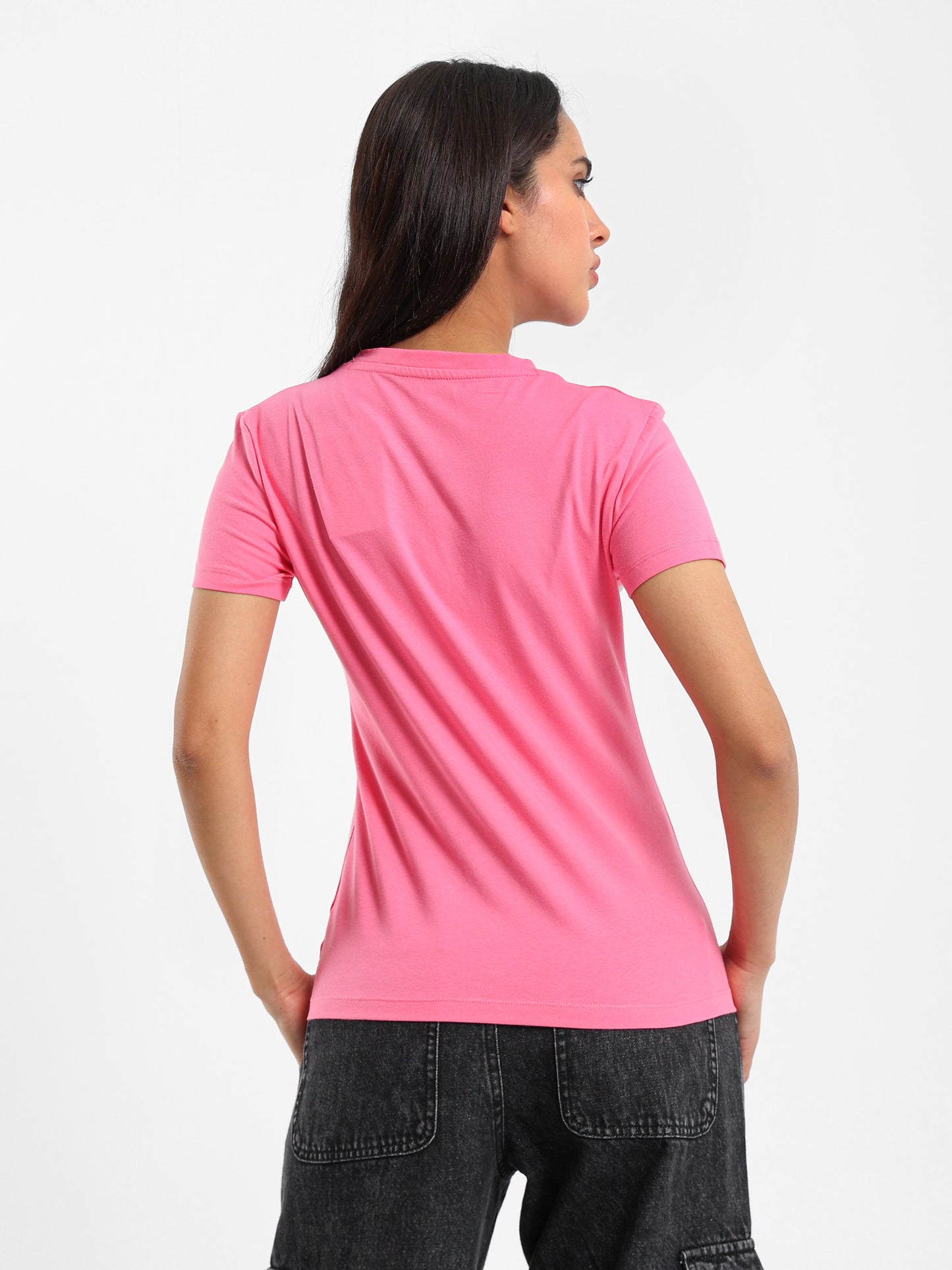 Fitted V-Neck T-Shirt