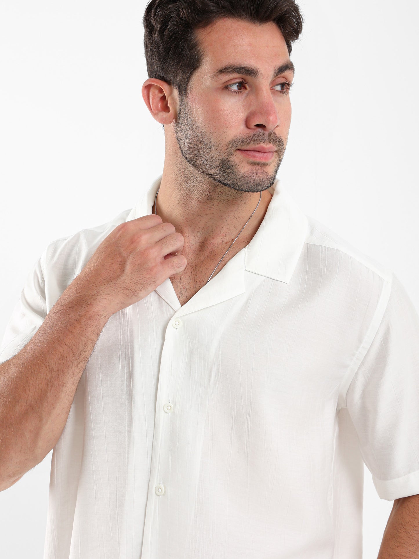Textured Half Sleeves Shirt