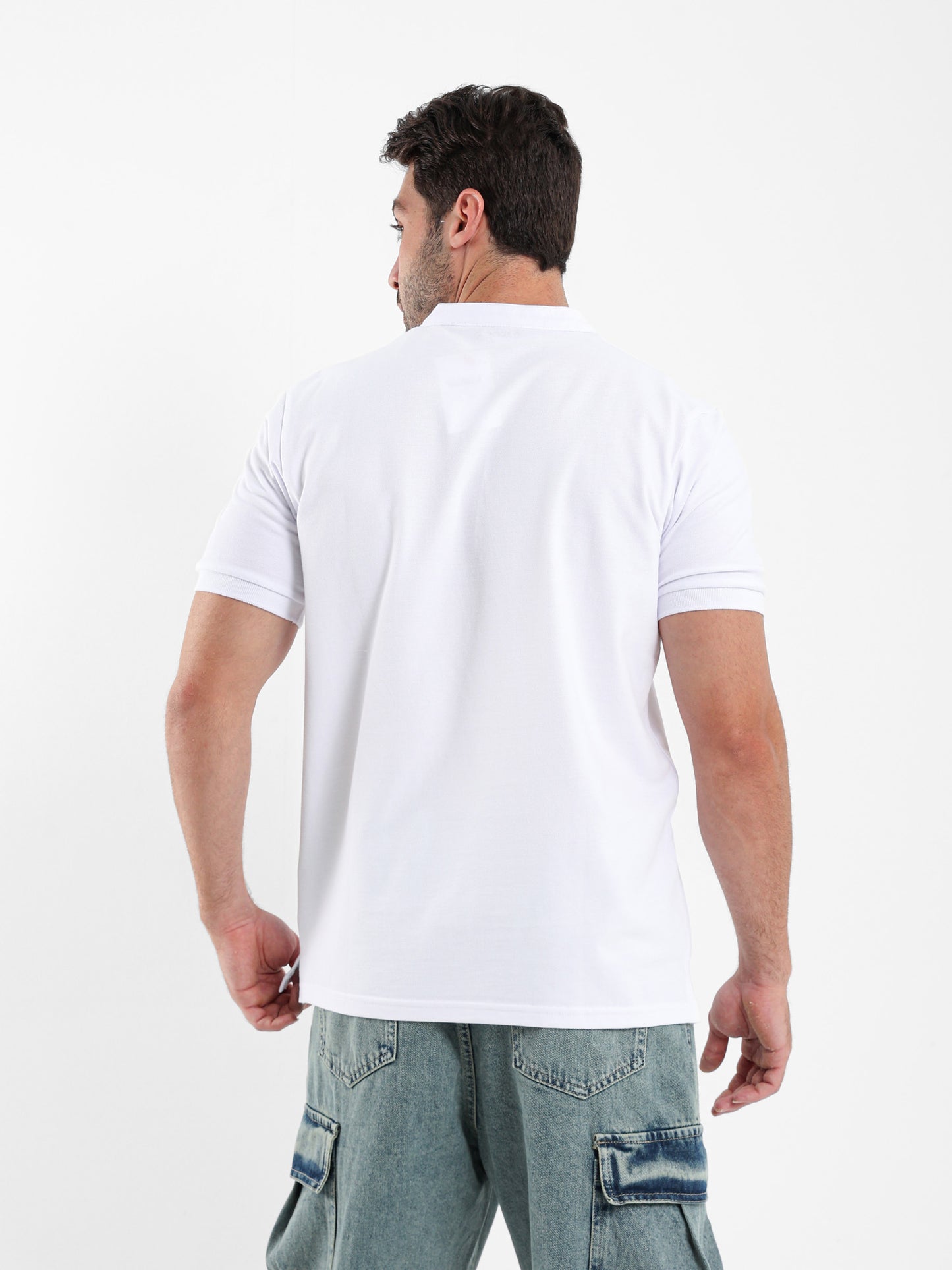 Grandad Collar Polo Shirt