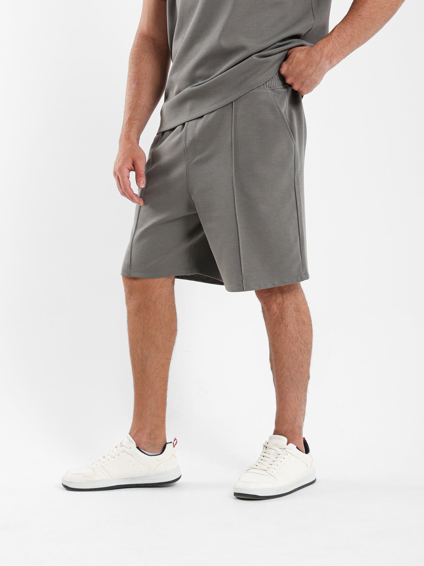 Front Pleated Shorts