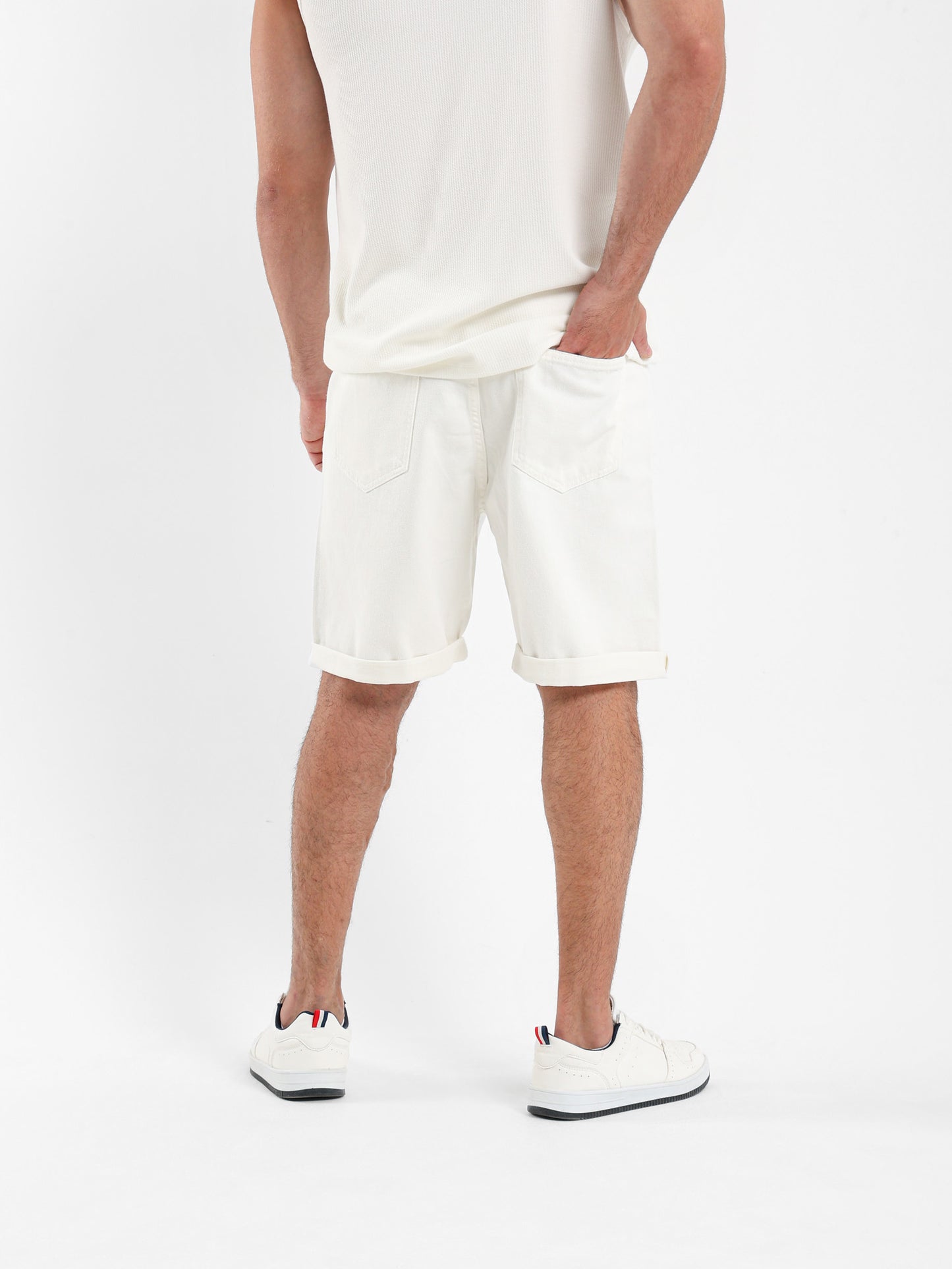 Regular Fit Denim Shorts