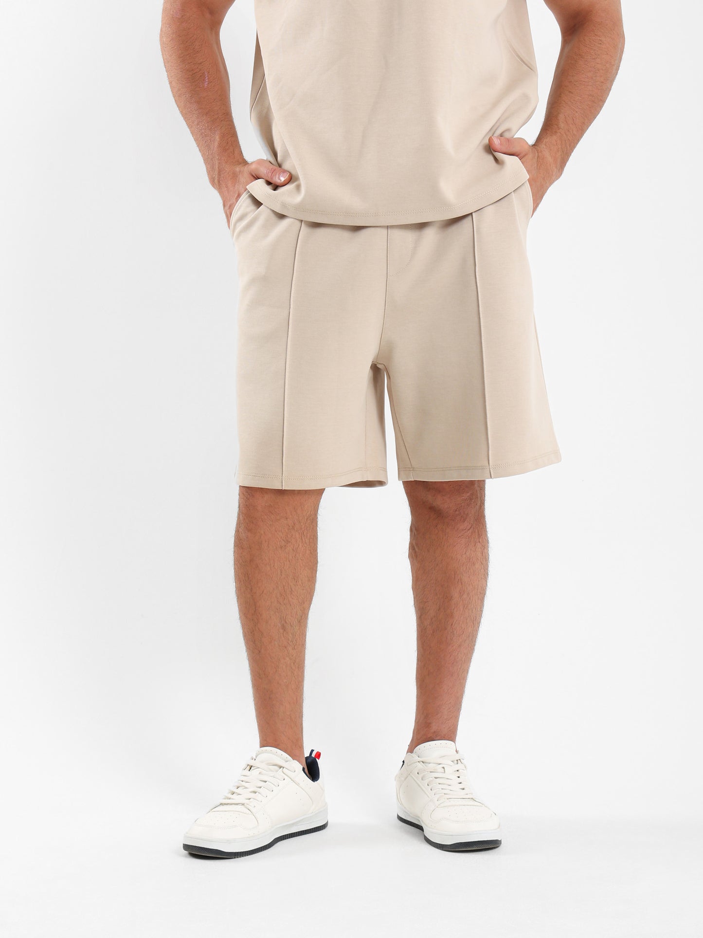 Front Pleated Shorts