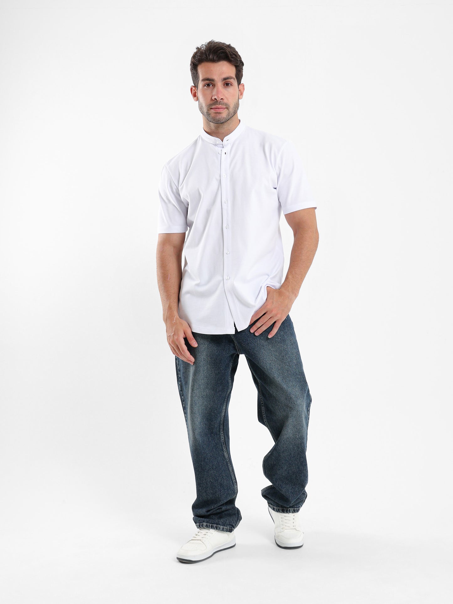 Dirty Wash Baggy Fit Jeans