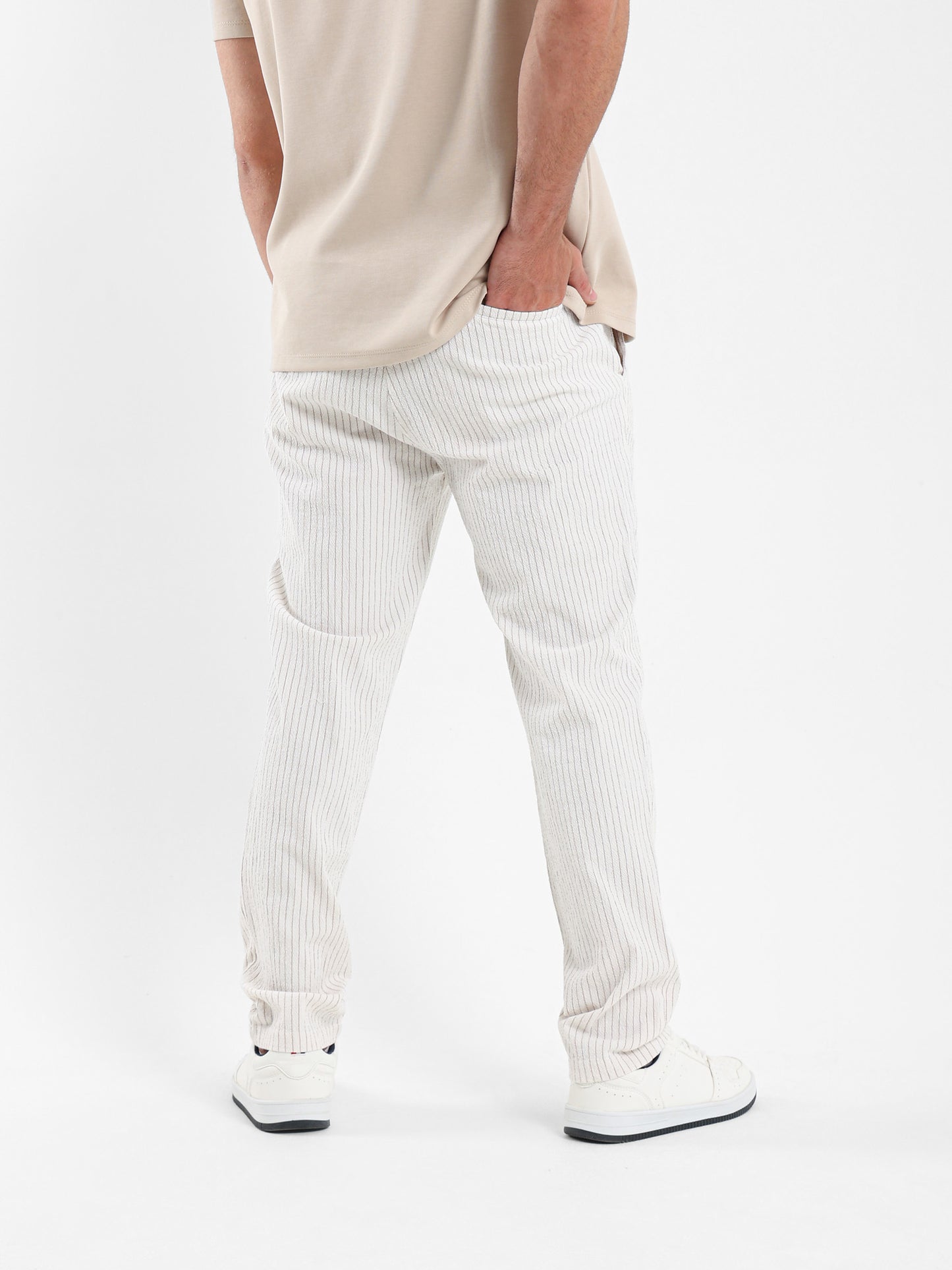 Striped Relaxed Fit Pants