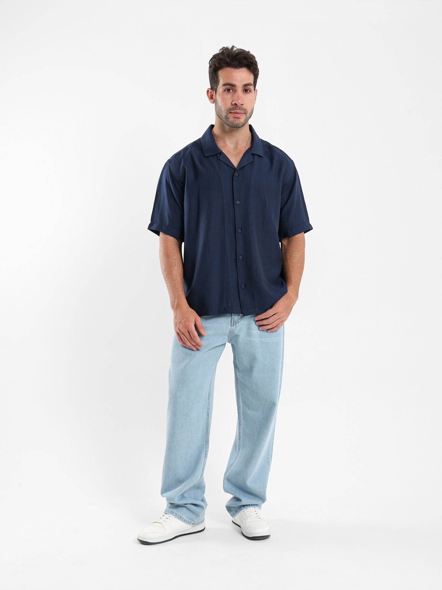 Textured Half Sleeves Shirt