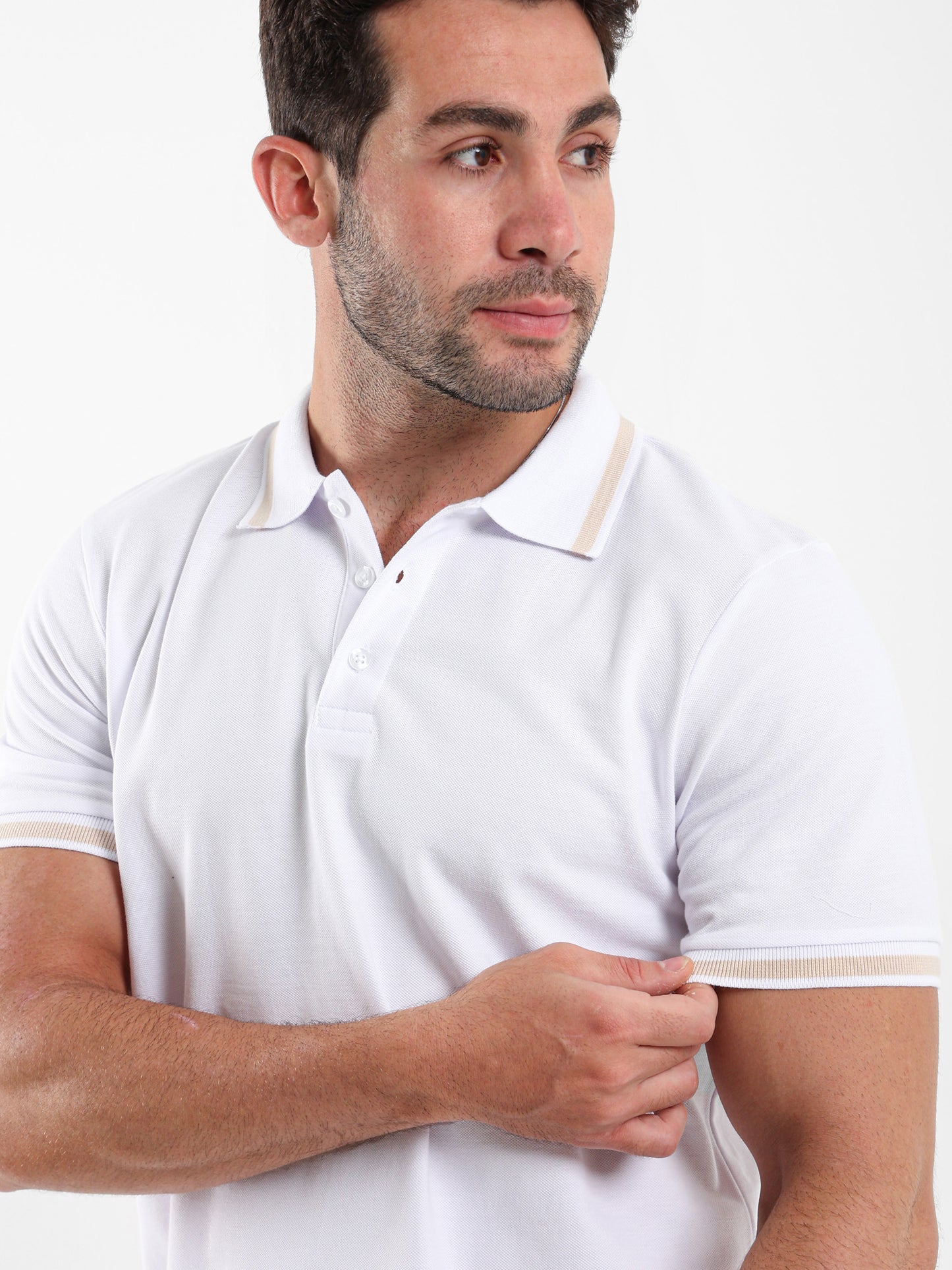 Contrast Trim Polo Shirt