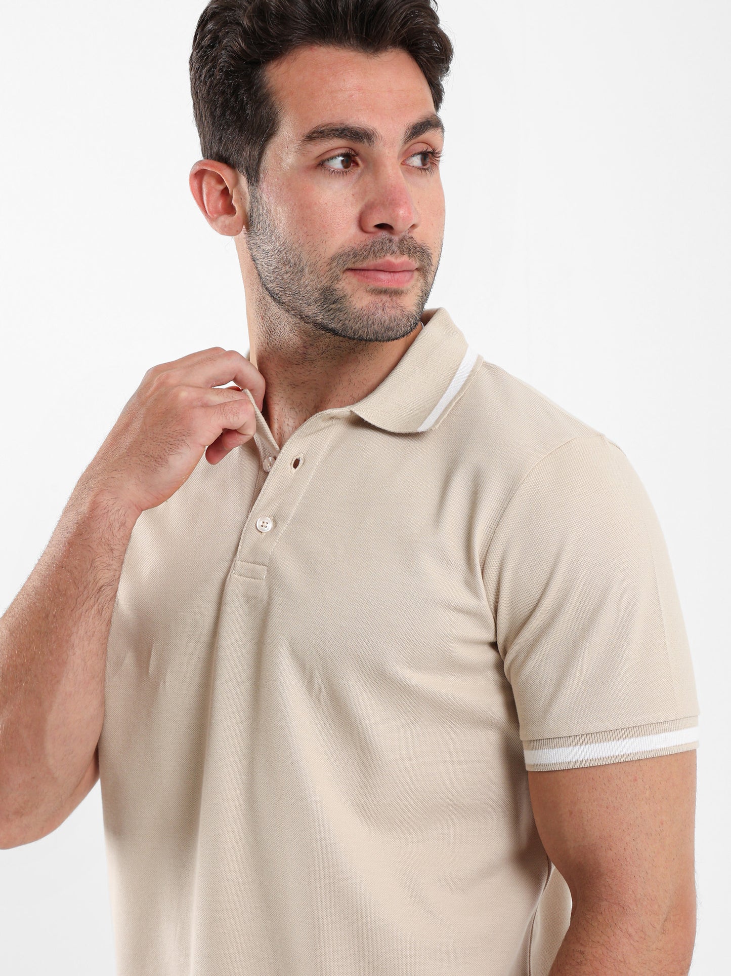 Contrast Trim Polo Shirt