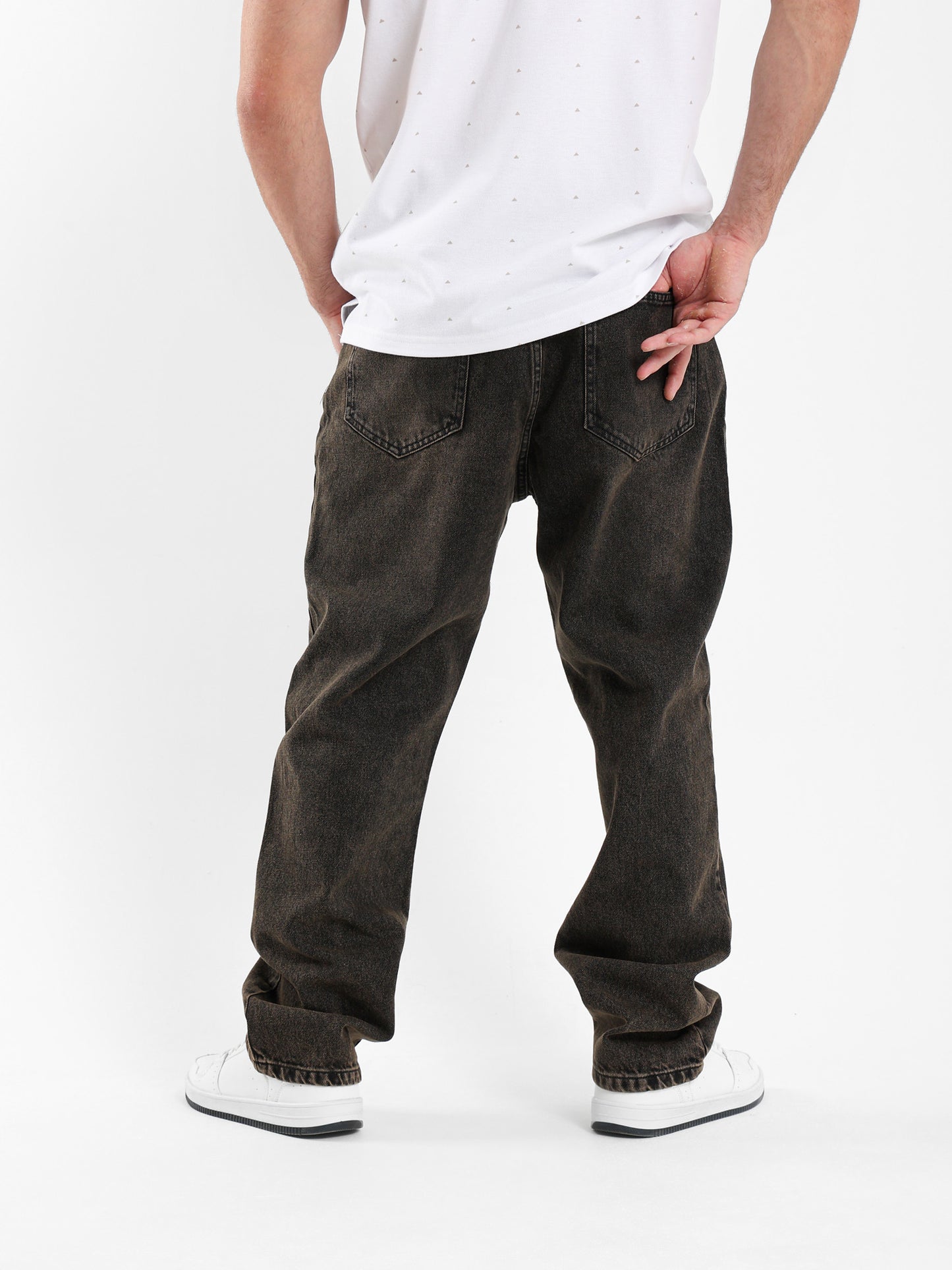 Dirty Wash Baggy Fit Jeans