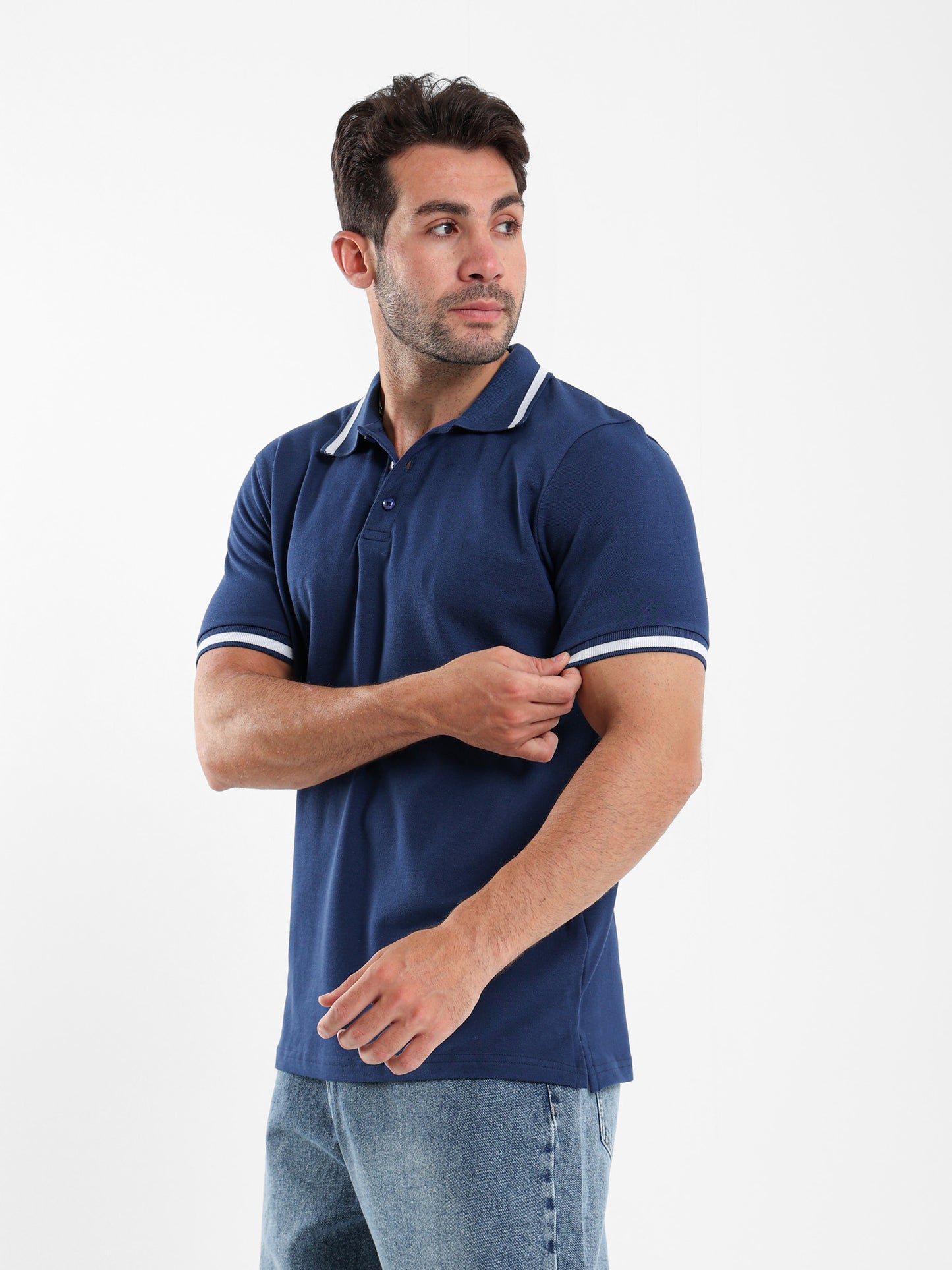 Contrast Trim Polo Shirt