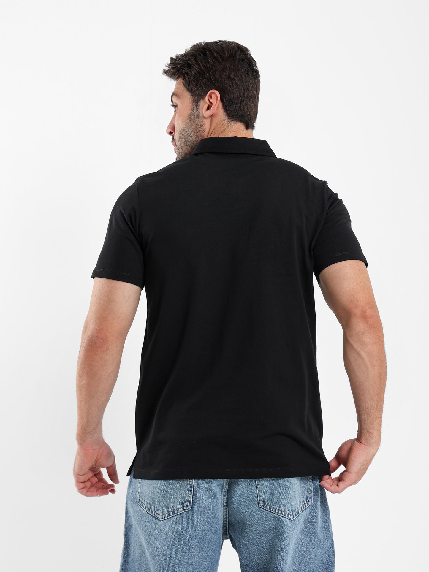 Polo Shirt with Zipper