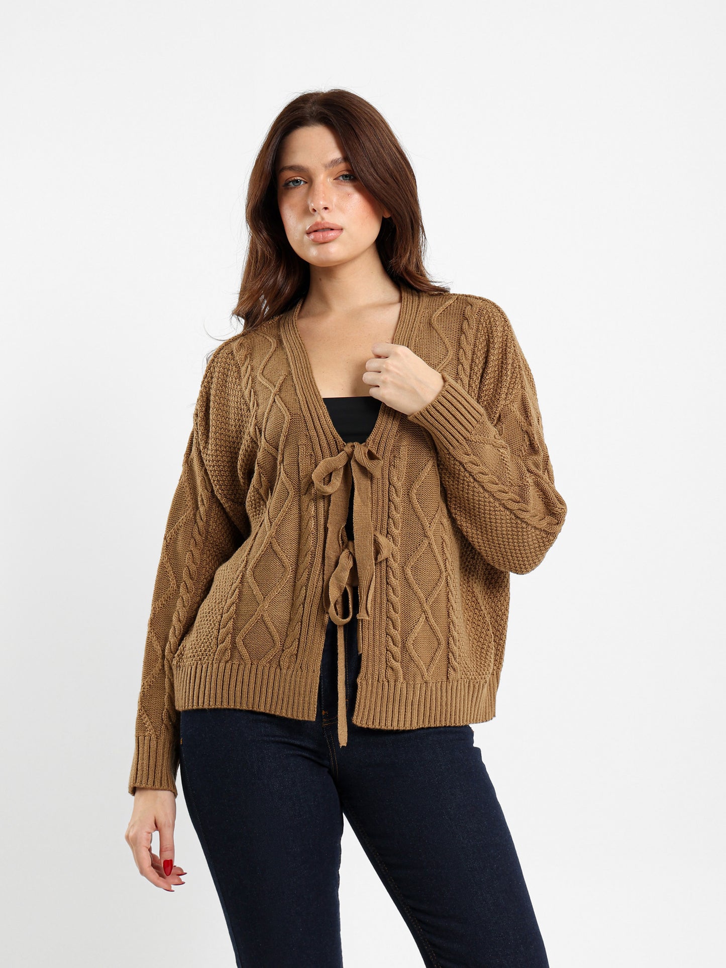 Tie-Front Cardigan