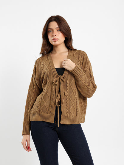Tie-Front Cardigan