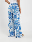 Printed Wide Leg Pants