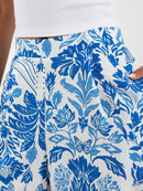 Printed Wide Leg Pants
