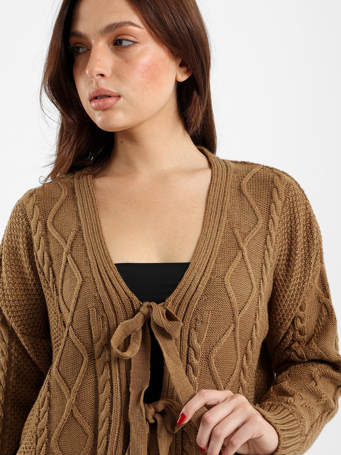 Tie-Front Cardigan