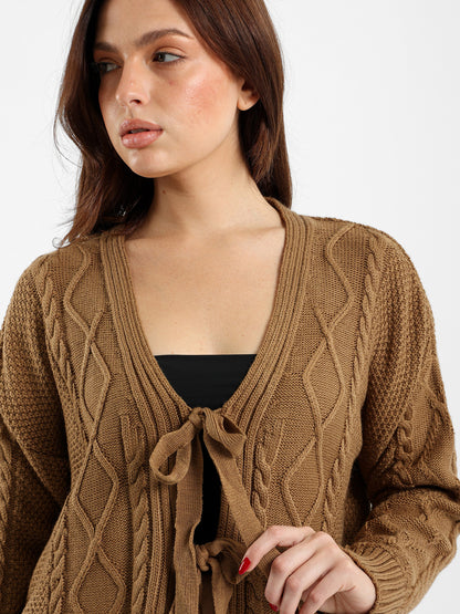 Tie-Front Cardigan