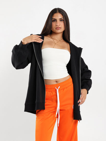 Oversized Zip-Up Hoodie