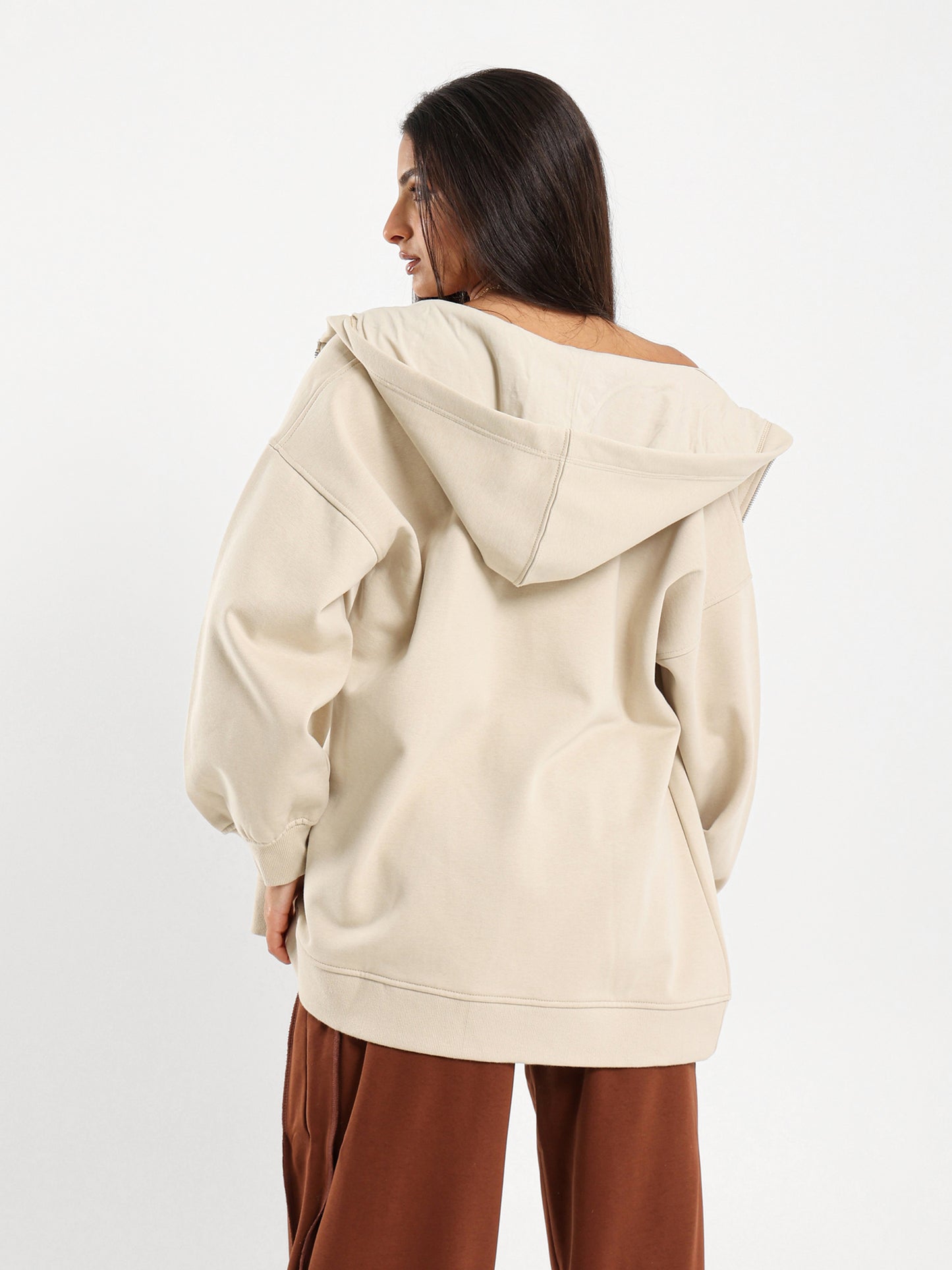 Oversized Zip-Up Hoodie
