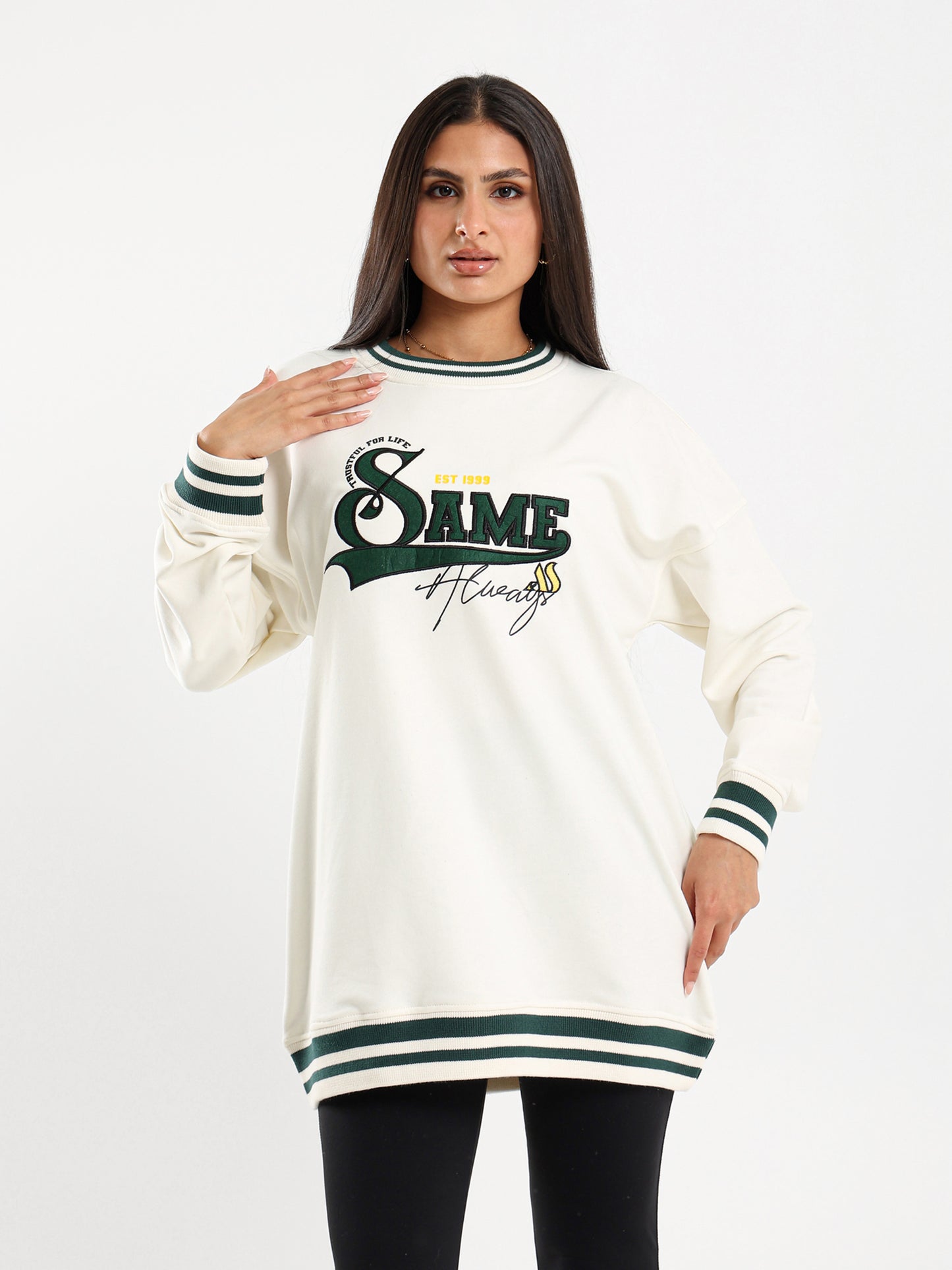 Oversized Varsity Sweatshirt