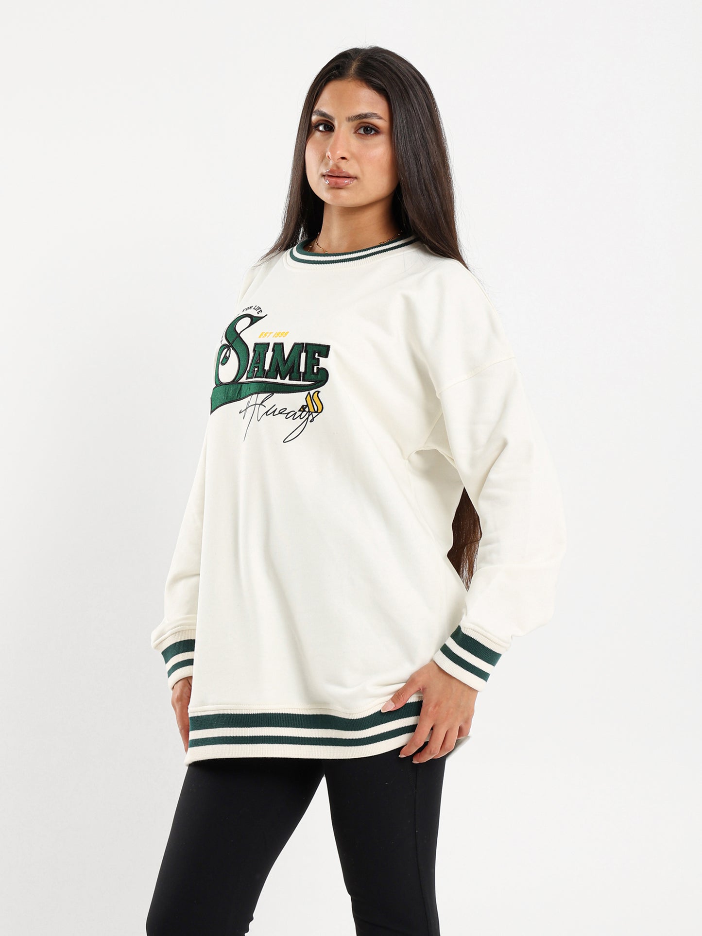 Oversized Varsity Sweatshirt