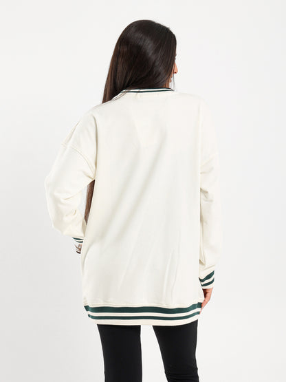 Oversized Varsity Sweatshirt