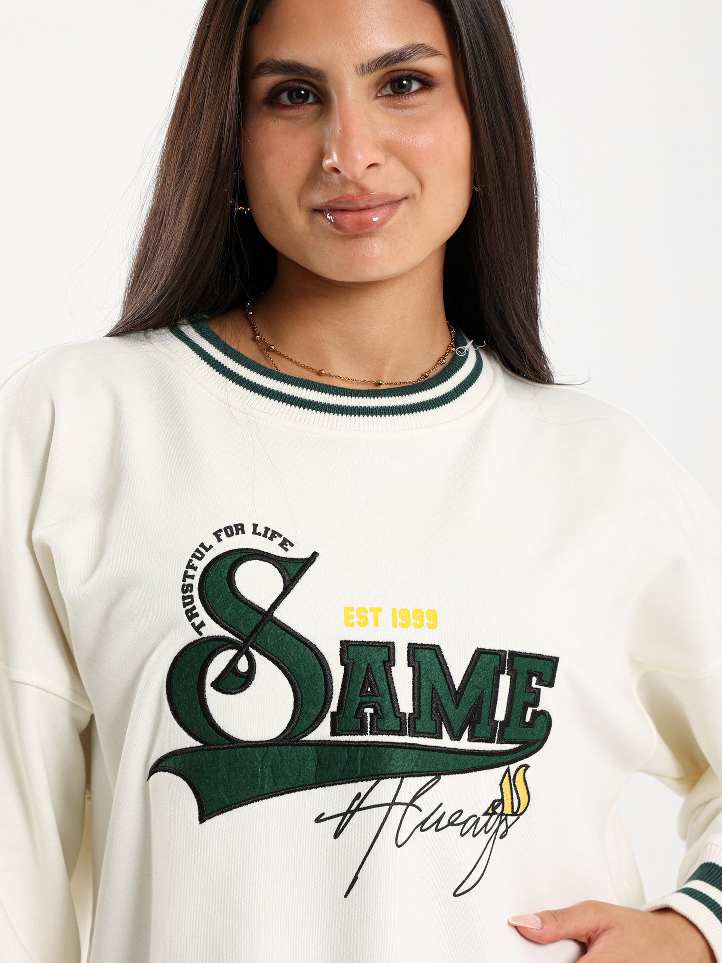 Oversized Varsity Sweatshirt