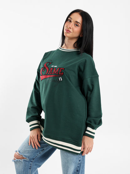Oversized Varsity Sweatshirt