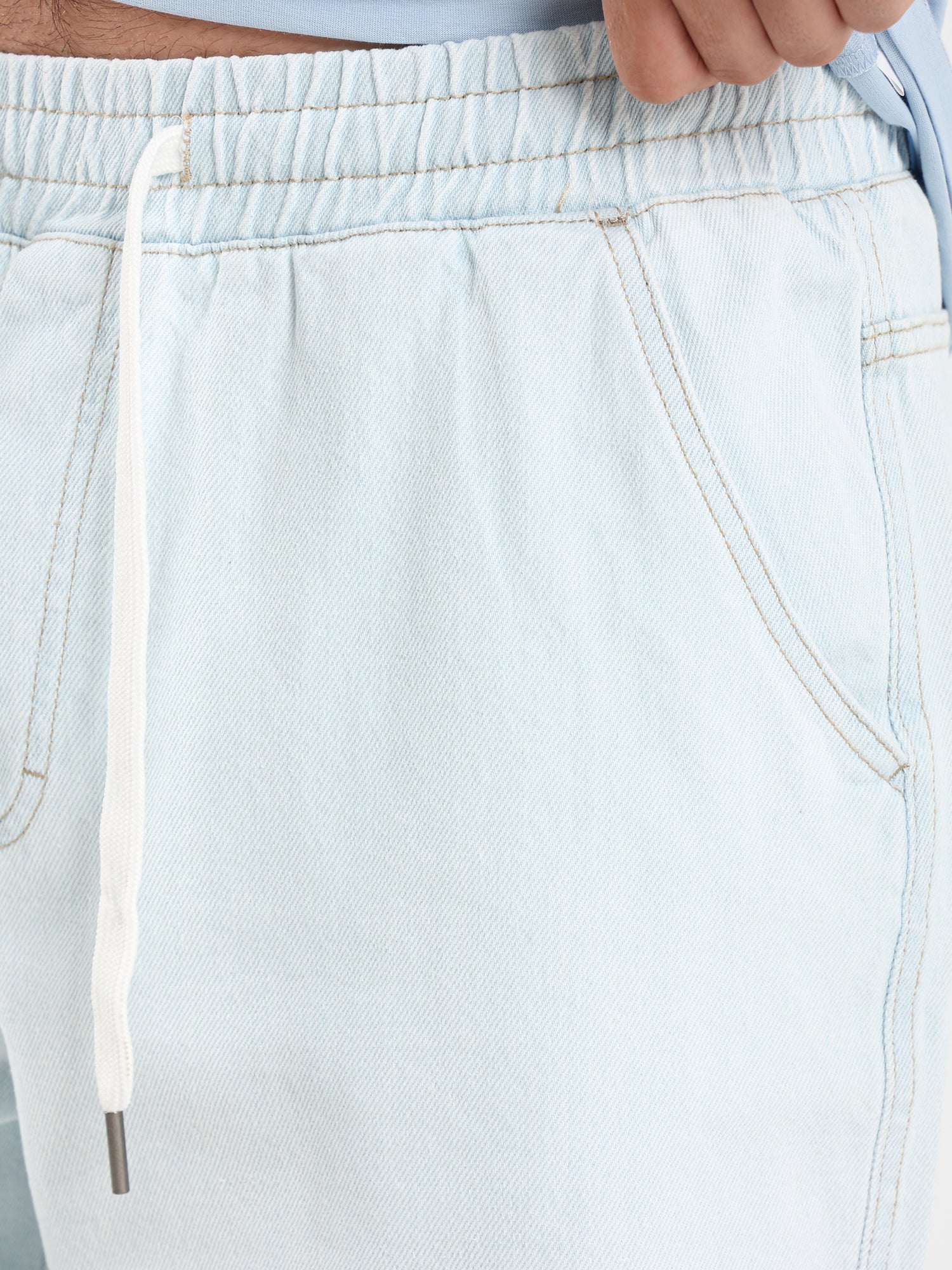 Relaxed Fit Denim Shorts