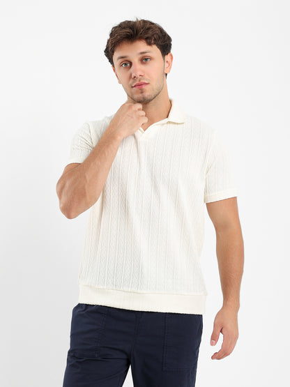 Textured Polo Shirt