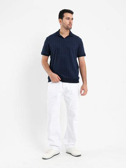 Textured Polo Shirt