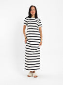 Striped Long Length Dress