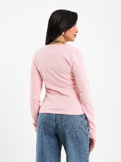 Ribbed Fitted Long Sleeve Cardigan