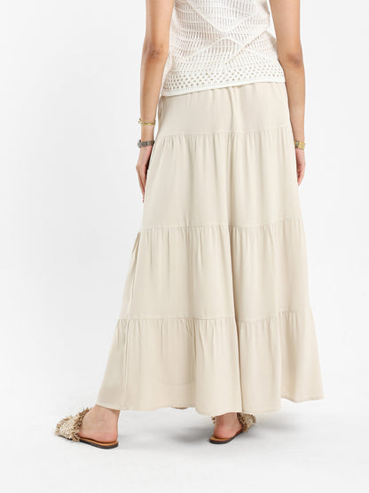 Long Tiered Skirt