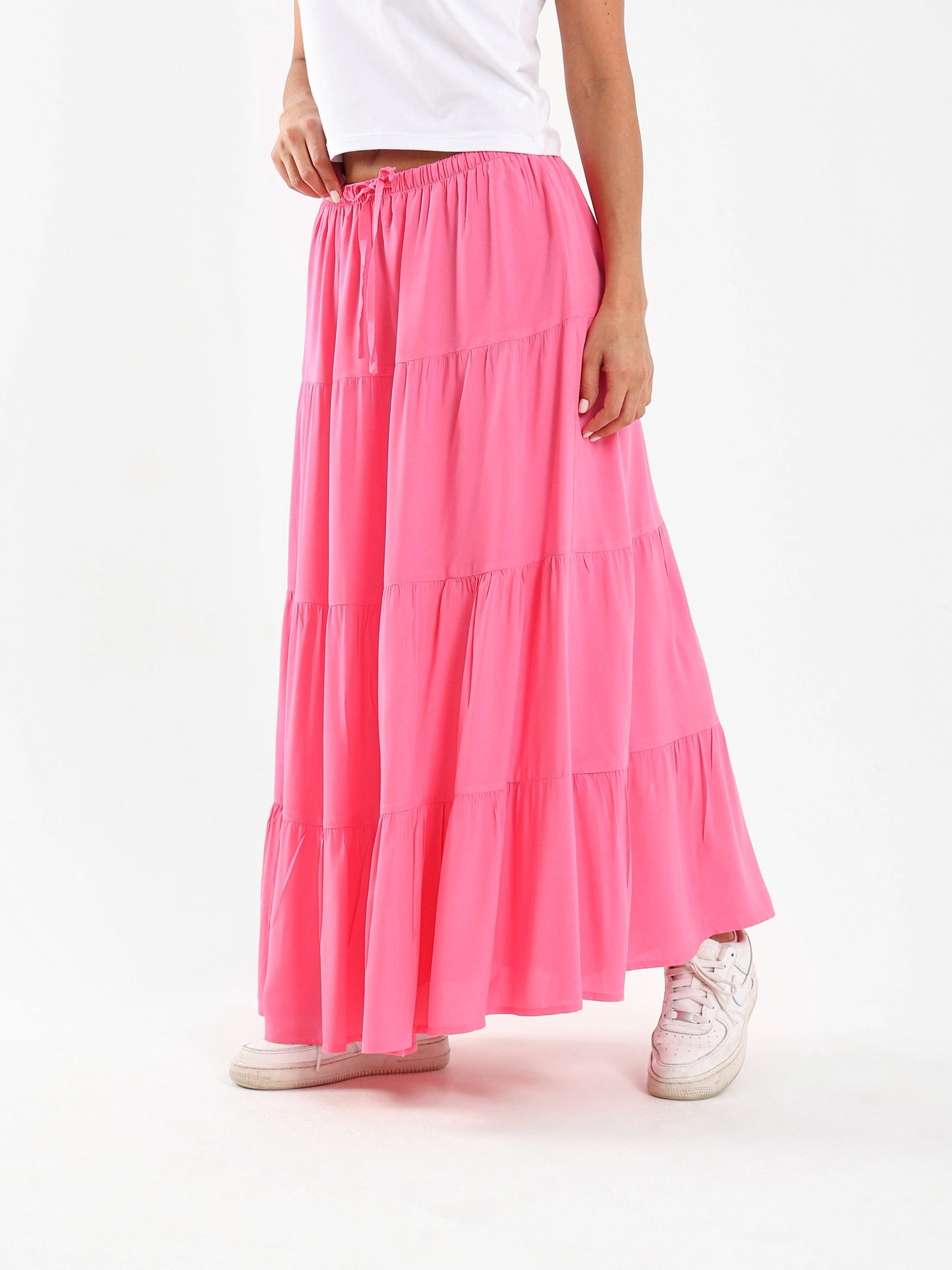 Long Tiered Skirt