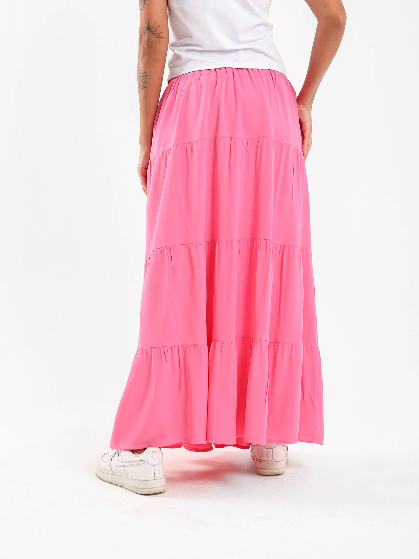 Long Tiered Skirt