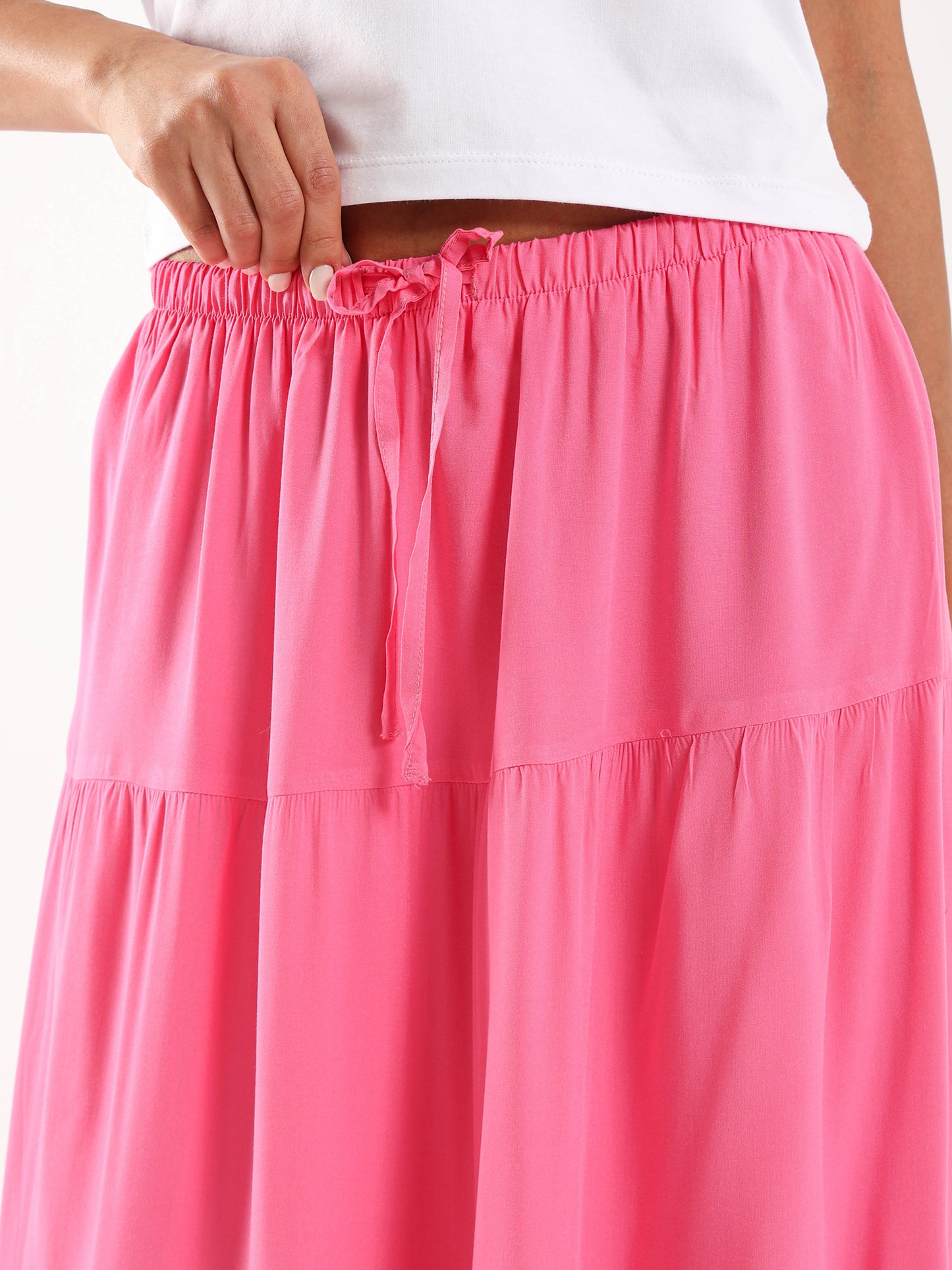 Long Tiered Skirt