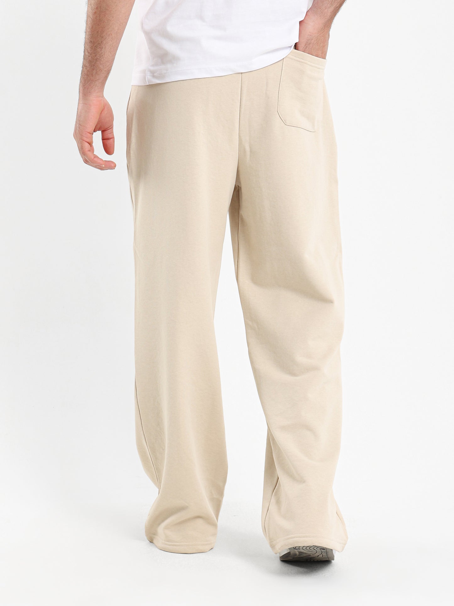 Loose Fit Sweatpants with Elastic Waistband