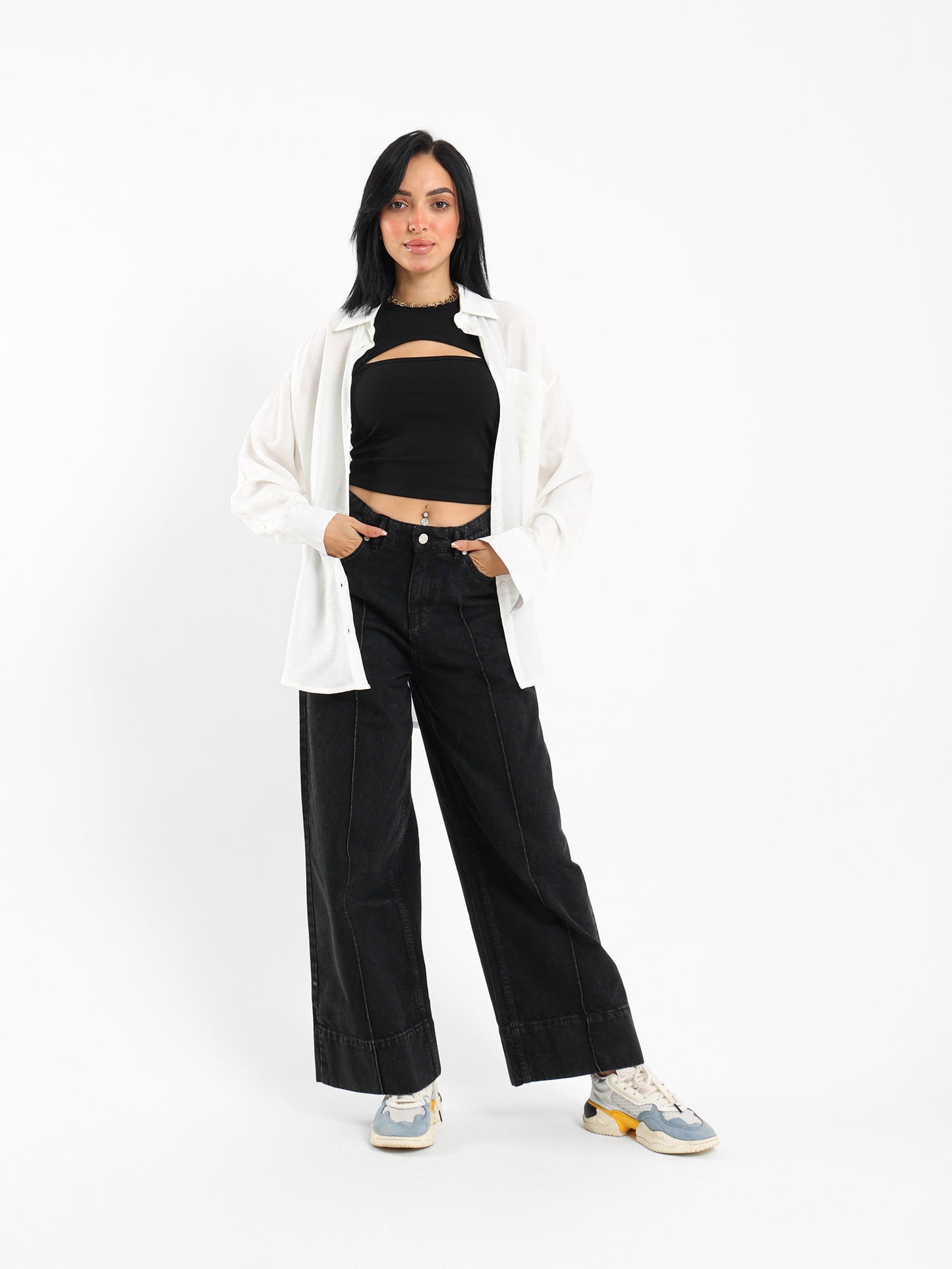 Textured Long Sleeve Shirt