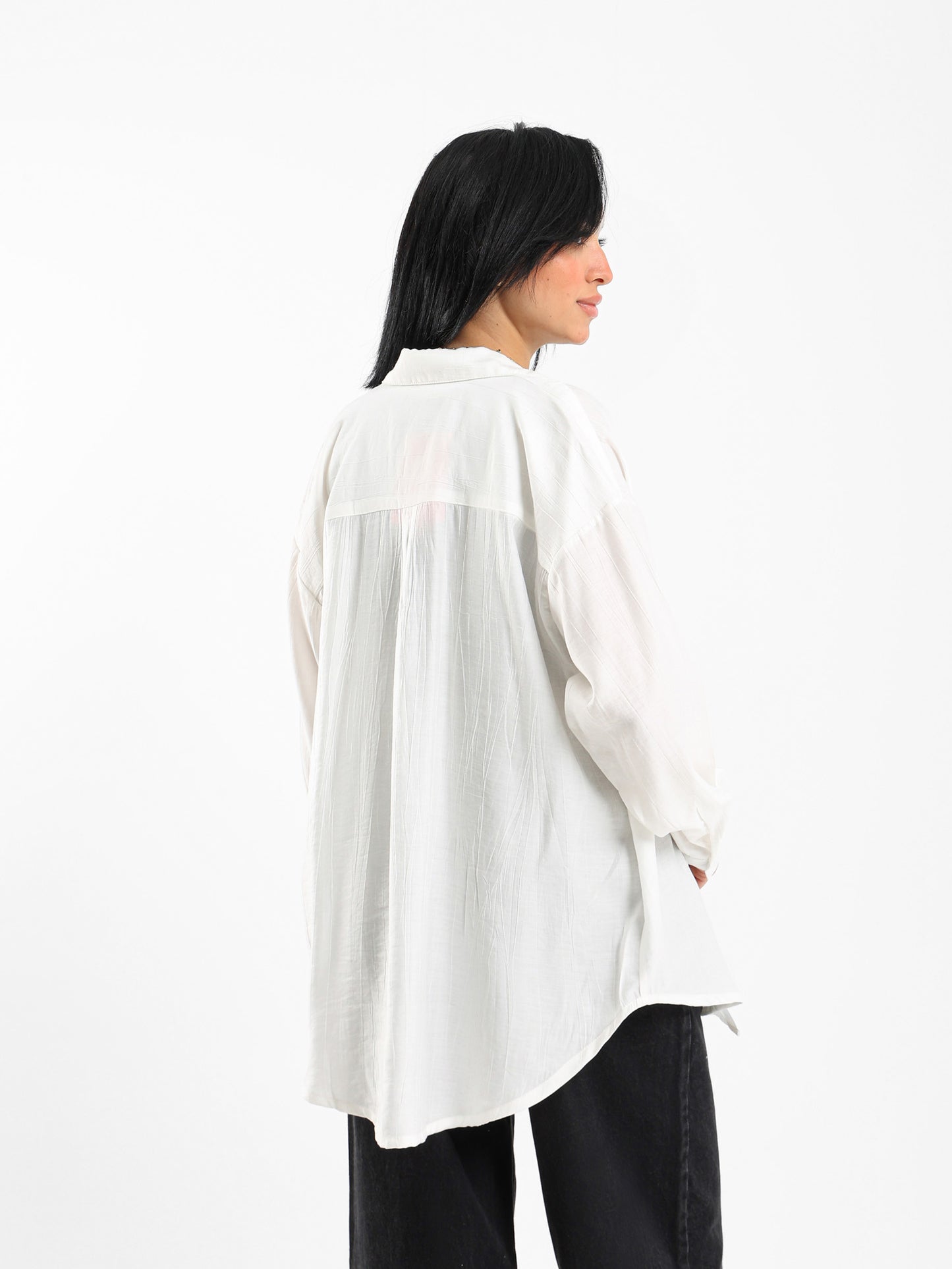Textured Long Sleeve Shirt