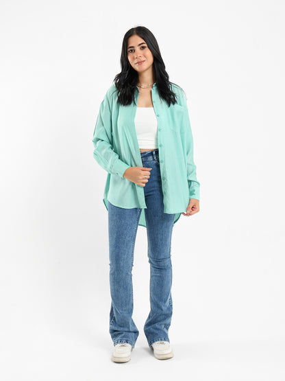 Textured Long Sleeve Shirt