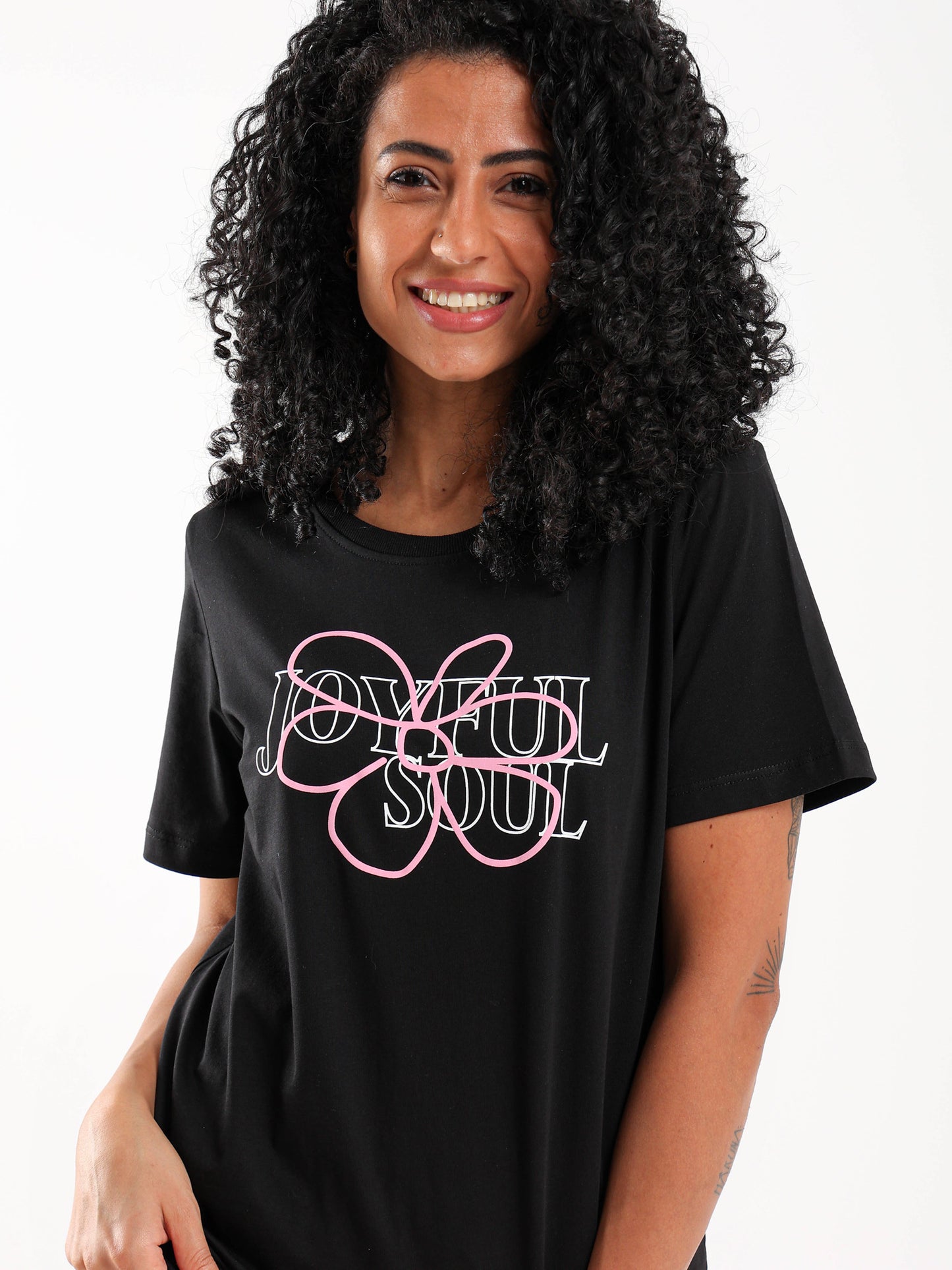 Joyful Soul Front Printed T-Shirt