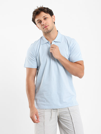 Polo Shirt with Zipper