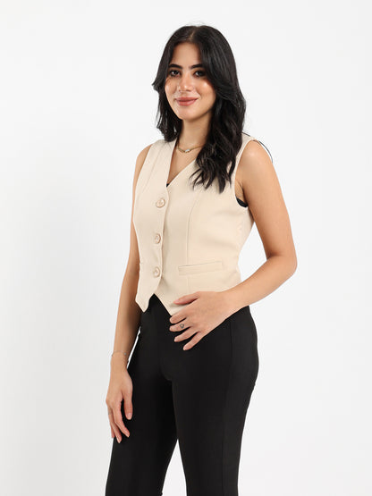 Front Buttoned Vest