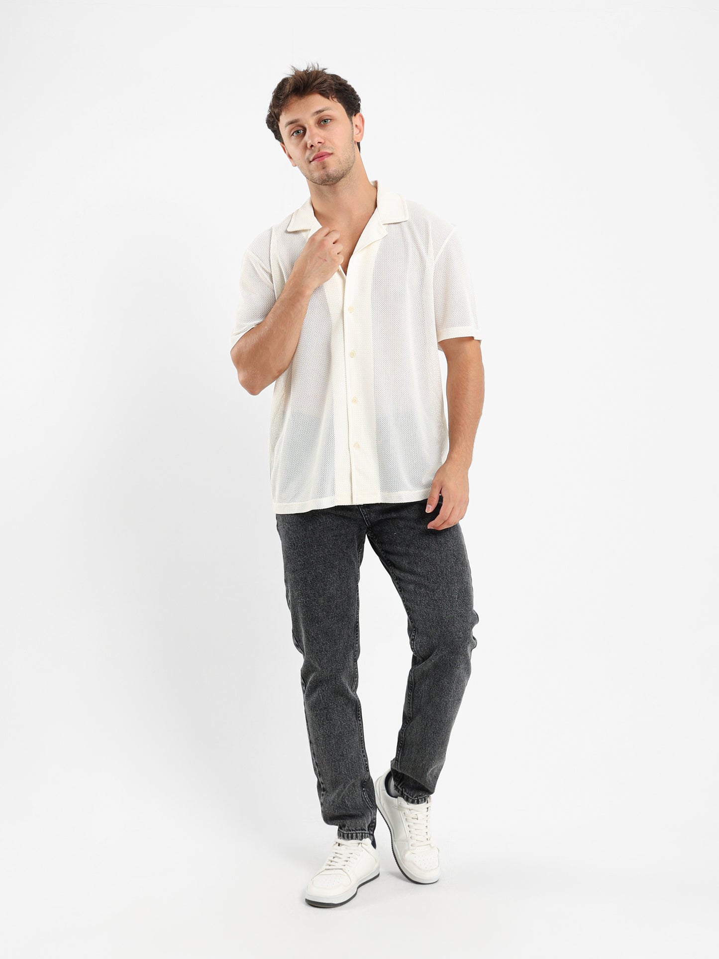 Knitted Relaxed Fit Shirt