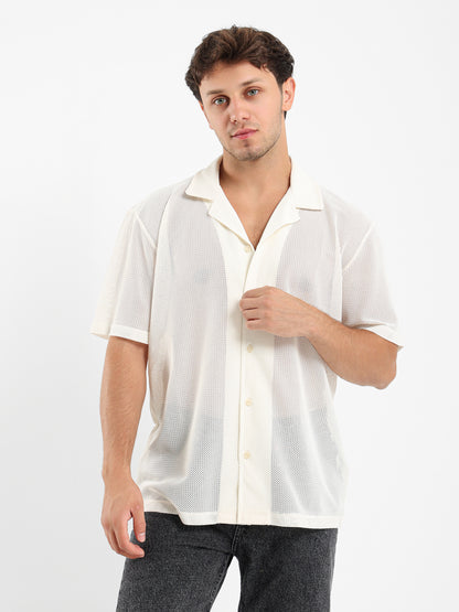 Knitted Relaxed Fit Shirt