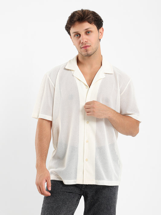 Knitted Relaxed Fit Shirt