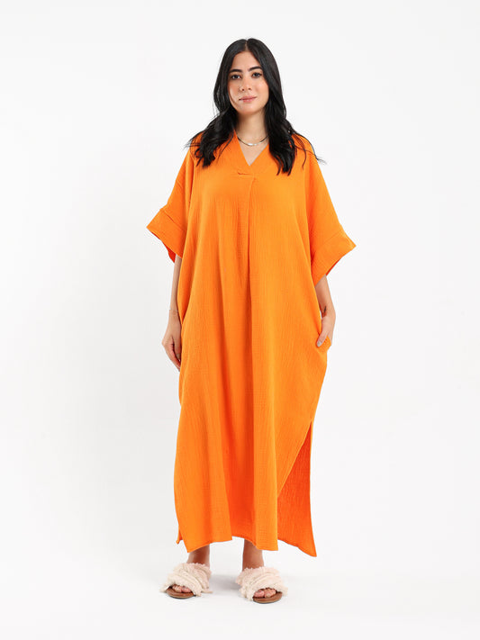 Side Slit Kaftan Dress