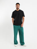 Relaxed Elastic Waist Pants