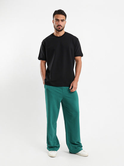 Relaxed Elastic Waist Pants